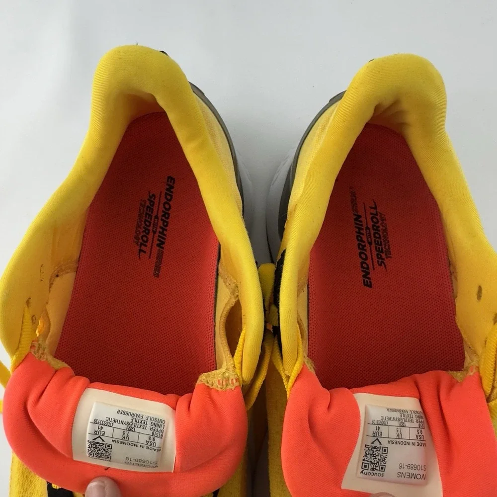 Saucony Women's Axon 2 Running Shoes‎ Yellow Black Size 9.5